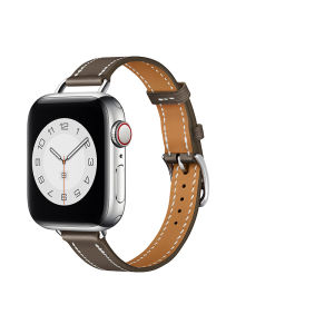Leather Attelage strap compatible with Apple Watch Series 7 band 41mm 45mm watchband bracelet Single Tour i Watch 7 6 SE 5 4 3 2 1 44mm 40mm 42mm 38mm