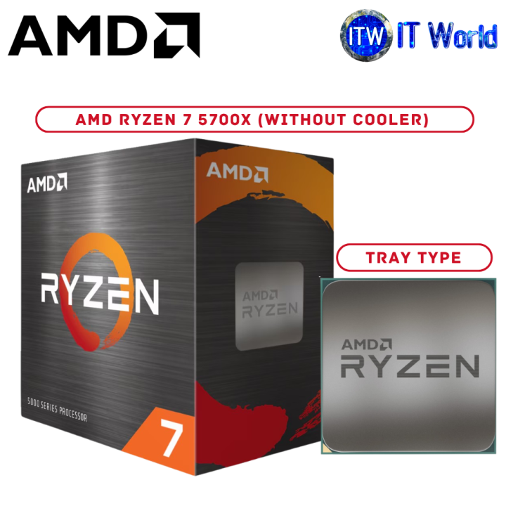 AMD Ryzen 7 5700X 8-Core 16-Thread Unlocked Desktop