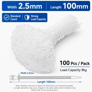 ✅【SG】Reusable Cable Ties Releasable Zip Ties Adjustable Nylon Wire Ties Reusable Cable Organizer Strong Locking Ratchet Straps 100Pcs Black White Green Blue For Home Office Garden Pipe Cable Management