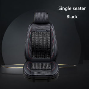 Car cushion cool and breathable ice silk seat cushion main driver wooden bead universal massage cushion