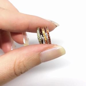 Fyne Fories Solitary Earrings - ต่างหูห่วงแบบติดหู ประดับด้วย Zirconia - Fynefories