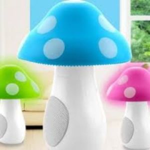 Loa vi tính 2.0 hình cây Nấm Cao có đèn Led cực đẹp vừa nghe nhạc và thay thế chiếc đèn ngủ cực tiện (Màu ngẫu nhiên)