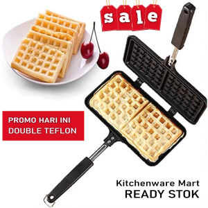 Waffle Belgian Marble Coating Cetakan Croffle Cetakan Waffle kotak High Quality