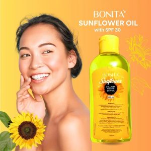 BONITA SUNFLOWER OIL SPF 30 COLLAGEN FIRMING 100ML Organic Hydrating Body Massage Moisturizer-100ML