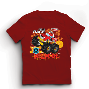 Baju Kaos Distro Anak Laki Laki Karakter Mobil Monster Keren Import Usia 1 - 10 Tahun - Hypelane