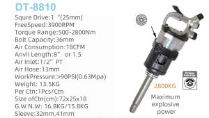 Heavy-Duty Air Impact Wrench Set Firebird Sakura Large Wind Cannon Pneumatic Tools for Tires High Torque Hand Tools