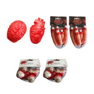 Realistic Heart Simulation Heart Body Parts Human Heart Brains Fingers Eyeballs Models Scary for Festival Decoration