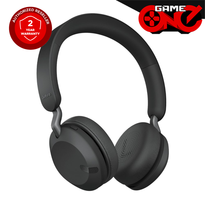 Jabra Elite 45h On-Ear Wireless Headphones [Titanium Black