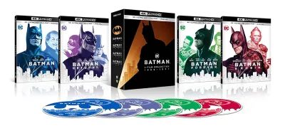 Batman 4 Film Collection (1989-1997) 4K UHD Ultra HD + Blu-ray [Original US Release]