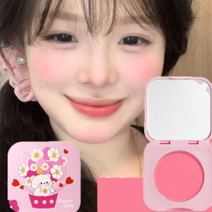 Natural Matte Blusher Stick Plain Powder Blush Palette Soft Matte Pink Natural Look Long-lasting Beginner-friendly 20g