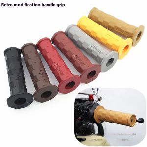 ด้ามจับก๊อกน้ำดีไซน์ลายสก็อตกันลื่นอเนกประสงค์ด้ามจับมอเตอร์ไซร์ด้ามจับย้อนยุค