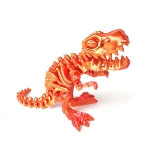 GTRBFDS Joints Move Freely 3D Printed Dragon Set Movable Joints Flexible Parrot Figure Model Skeleton Structure Dinosaur Crafts Model Gifts