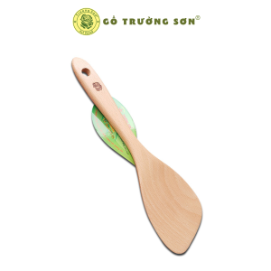 [HCM] Muỗng Xới Cơm Mui Xéo - Vá Sạn Gỗ 02 Xéo  ( 24.5 x 7.5 cm ) - Đồ Gỗ Nhà Bếp Thương Hiệu Trường Sơn