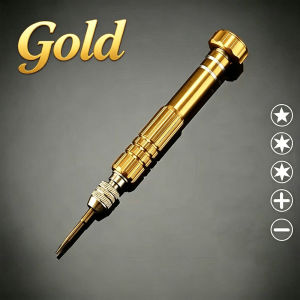 5-in-1Aluminium Alloy Screwdriver Precision Magnetic Mini Tool Portable Repair Kit for Phone Glasses