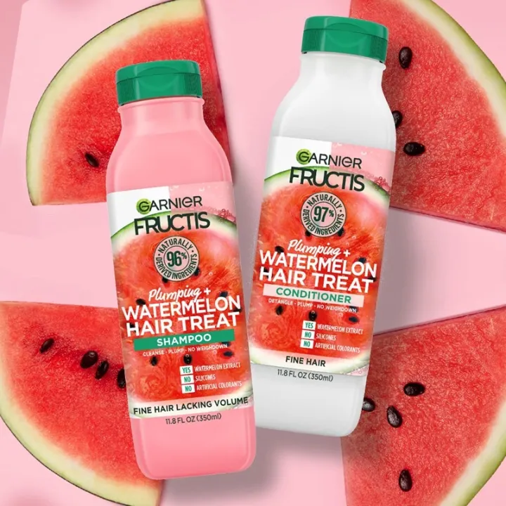 Bill US - Dầu gội xả Garnier Fructis Plumping Watermelon Hair Treat ...