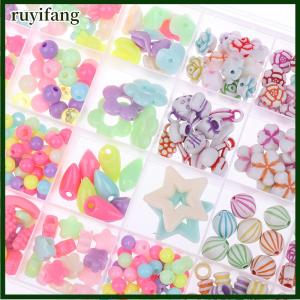 ruyifang 1 Set Creative Loose Spacer Beads Making Bracelet Necklace 10 24 Grid Girl Jewelry Kit Toy DIY Handmade Beaded Childrens Toys Gift