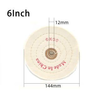 6/8inch Cloth Buffing Wheel Polishing Wheel Heavy Duty Buffing Disc Pads For Wood Metal Jewelry Polishing Tool
