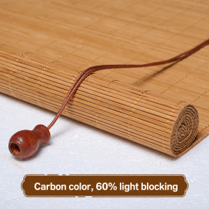 Bamboo Blinds Outdoor Natural Roll Up Window 60-180cm Shades UV Protection Heat Insulation Home Deco