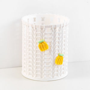 Tempat Alat Tulis Keranjang Holder Pena Pensil Serbaguna Model Rotan STY7010