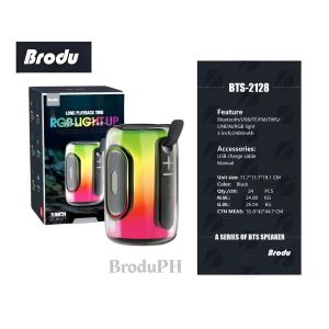 BTS-1709 Bluetooth speaker Rechargeable Bluetooth Wireless Trolley Type Portable Speaker