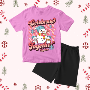 Code8.id DTF2 Baju Setelan Natal Anak Laki Laki Karakter Boneka Salju Best Seller MURAH DAN TRENDY