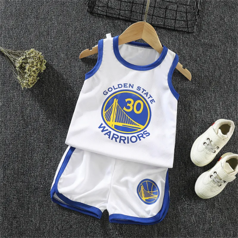 HD Toddler Kids Boys Jersey Clothing Set Quick-drying Tops Tees