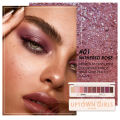 FOCALLURE Smooth Highly Pigmented easy to blend 10 Shades 4 Textures Palette With Dual-ended Brush & Mirror Eye Shadow Palette. 