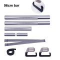 96cm Resistance Band Exercise Bar e-type Hook Door Anchor Handles for Long Elastic Bands Home Squat Deadlift Workout Equipment. 