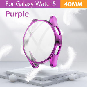 【Local Delivery】 Protective Case for Samsung Galaxy Watch5 40mm 44mm 42mm 46mm TPU Soft PC Matte Case All-Around Protective Bumper Shell Protector Case Cover Samsung-Watch-Case