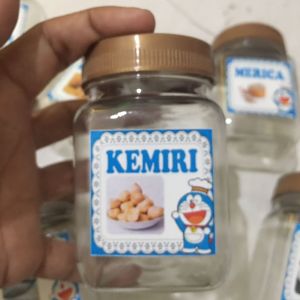 P11-WADAH BUMBU 200ml TOPLES BUMBU | TEMPAT BUMBU| SET TEMPAT BUMBU | SET WADAH BUMBU | KOTAK BUMBU DAPUR | PENYIMPANAN BUMBU