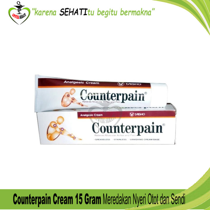 Counterpain Cream Meredakan Keseleo Memar Nyeri Otot Sendi