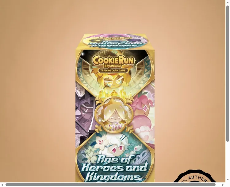 CookieRun : Braverse Card Game Age of Heroes and Kingdoms Booster Pack BS3  + BS4 Cookie Run Kingdom TCG Collection Card Game For Kids Recommended For  Ages 8 And Up - Lazada | Lazada PH