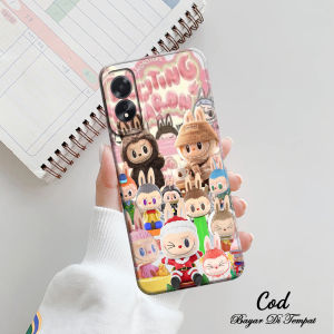 Softcase OPPO A18 - A38 Cassing Case Hp Series Pro Camera Gambar LABUBU 4 TERBARU New Cassing Hp Softcase Fashion Lembut - Imut - Lucu Pelindung Camera Silikon Lembut Terbaru Untuk Wanita - Pria - Dewasa - Remaja COD BAYAR DI TEMPAT