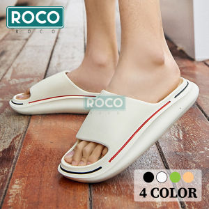 ROCO Non-Slip Slipper EVA Open Toe Bathroom Slipper Men And Women Comfy Thick Indoor/Outdoor Sandals