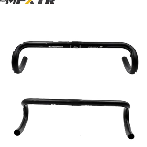 Nhôm trọng lượng nhẹ tay nắm bằng hợp kim xe đạp đường trường cong tay lái xe đạp cong tay lái thanh thả tay lái xe đạp đường
