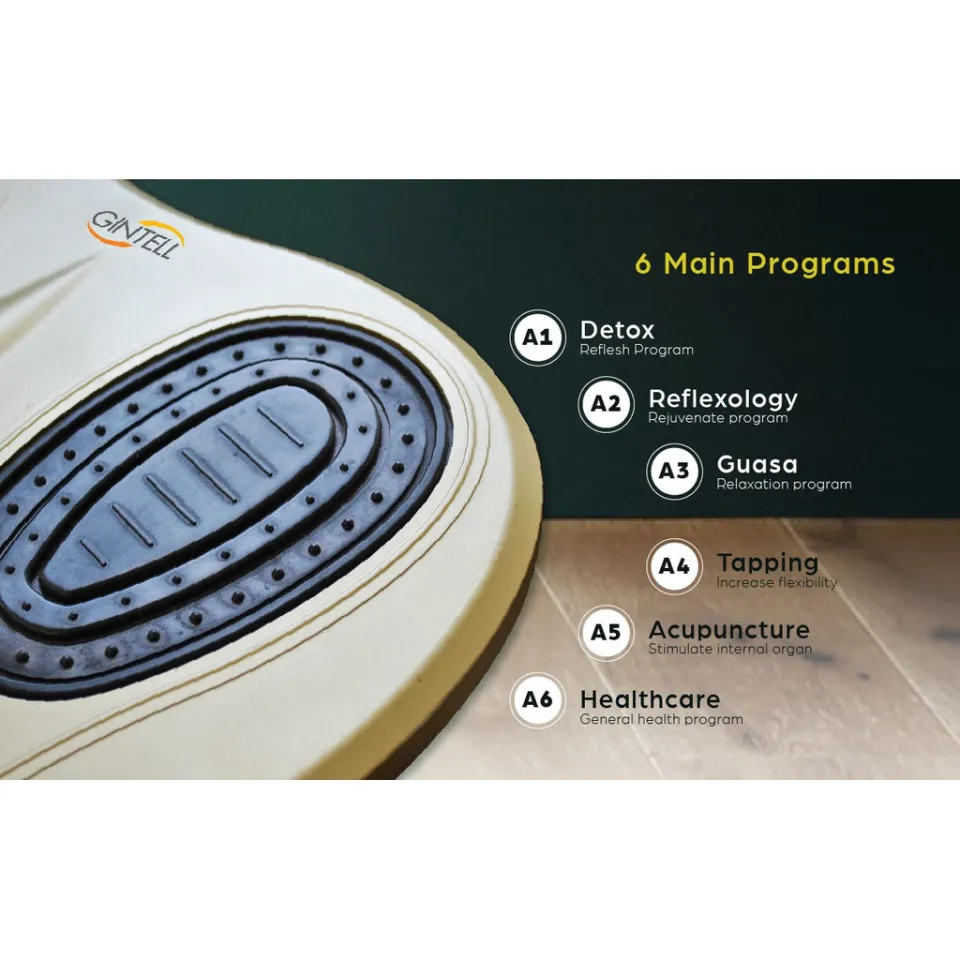 GINTELL G-Beetle Plus Foot Massager with Tens Pad [1 YEAR WARRANTY