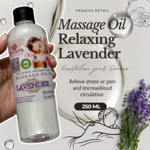 250ml Lavender Massage Oil – For Relaxation & Revitalization