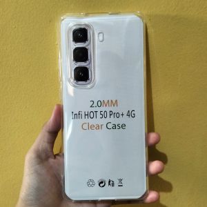 New Soft Case For Infinix Hot 50 Pro Plus / Hot 50 Pro 4G Soft Case Clear Airbag Premium Casing Handphone - HOHA CASE