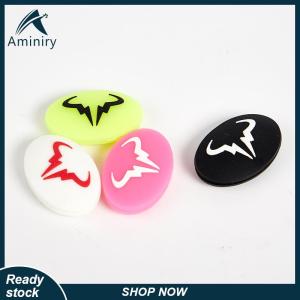 Aminiry[Love sports] Cartoon Tennis Racket Shock Absorber Vibration Dampeners Silicone Durable