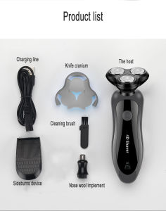 AGM Shaver for men Professional Electric Razor Clipper Rechargeable Electric Nose & Hair & Beard Trimmer KSD-8828