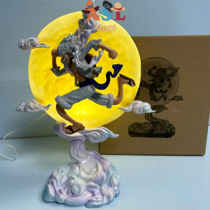 Mô Hình One Piece Luffy Gear 5 ánh trăng - Cao 28 - 35cm - nặng 1kg5 - Phụ kiện có LED - mô hình