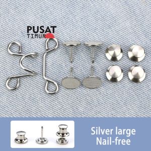 Kancing Jeans Logam Simple Adjustable I Kait Pengecil Lingkar Pinggang I PUSAT TIMUR