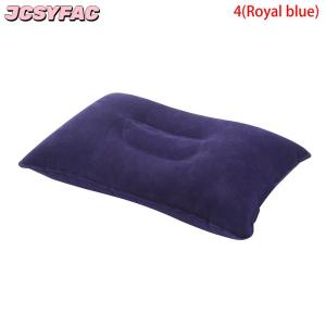 JCSYFAC Inflatable không khí gối giường ngủ cắm trại gối PVC Nylon cổ gối