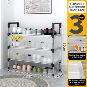 5 Layers Shoe Rack Dustproof Multifunctional coat rack Simple Floor Coat Rack Save Space Hanging Clothes Rack