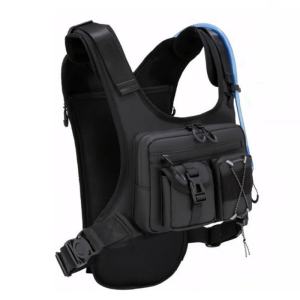 Water Resistant Bag Anti Scratches Running Vest With Quick Release Clasp And Wide Adjustable Shoulder Strap