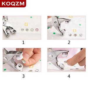[COD] KOQZM KITCHEN Sets Snap Fasteners Kit Tool Metal Snap Buttons Rings with Fastener Pliers Press Tool Kit for Clothing Sewing
