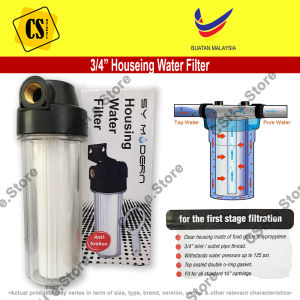 Water Filter Water Purifier 3/4" Inlet Outlet Pipe Thread Anti Broken Double O Ring