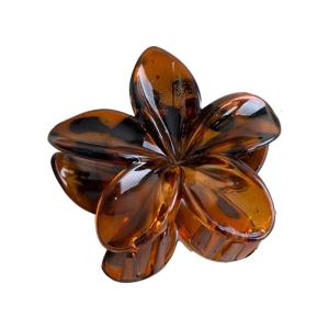 3D Flower Hair Claw Clip for Daily Use Strong Hair Clamp Hair Styling Tool Ponytail Holder French Jaw Clip for Women