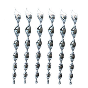 12Pcs Bird Repellent Sticks Wind Twisting Scare Spiral Rods Garden Yard Outdoor Hanging Accessories Holiday Party Decor