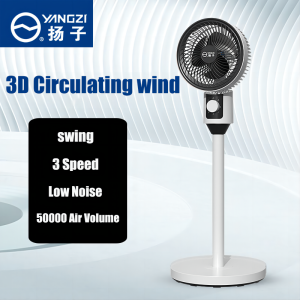 YANGZI Electric Fan Air Circulation Fan Stand Fans Adjustable Floor fan standing Wind 3 Speeds Cooling Fan Circulation Fan